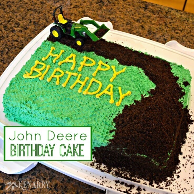 John Deere Tractor Birthday Cake Ideas