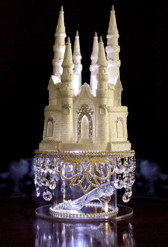 Lighted Cinderella Castle Cake Topper