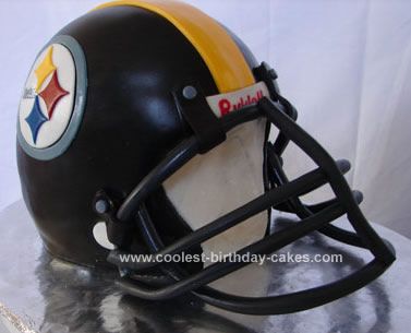 Make Football Helmet Cake