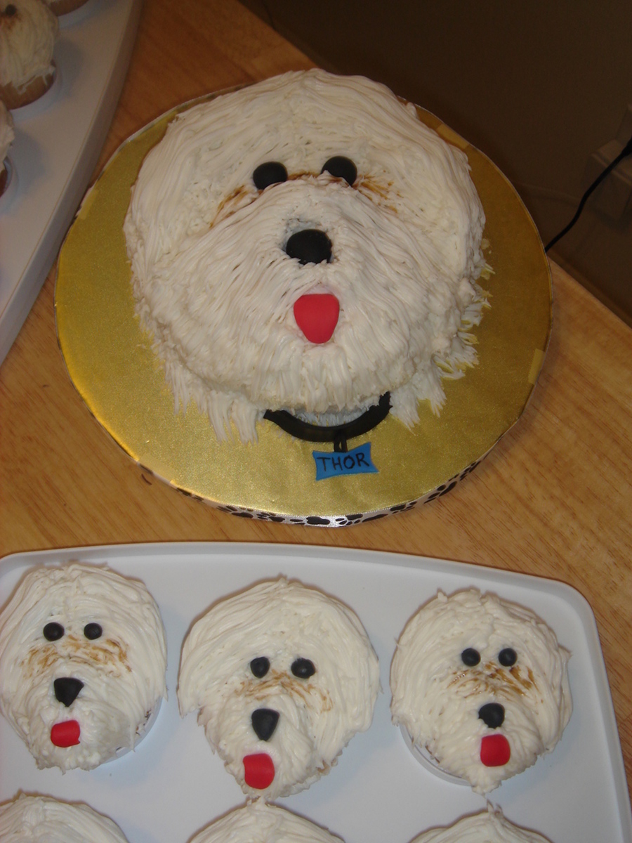 Maltese Birthday Cake