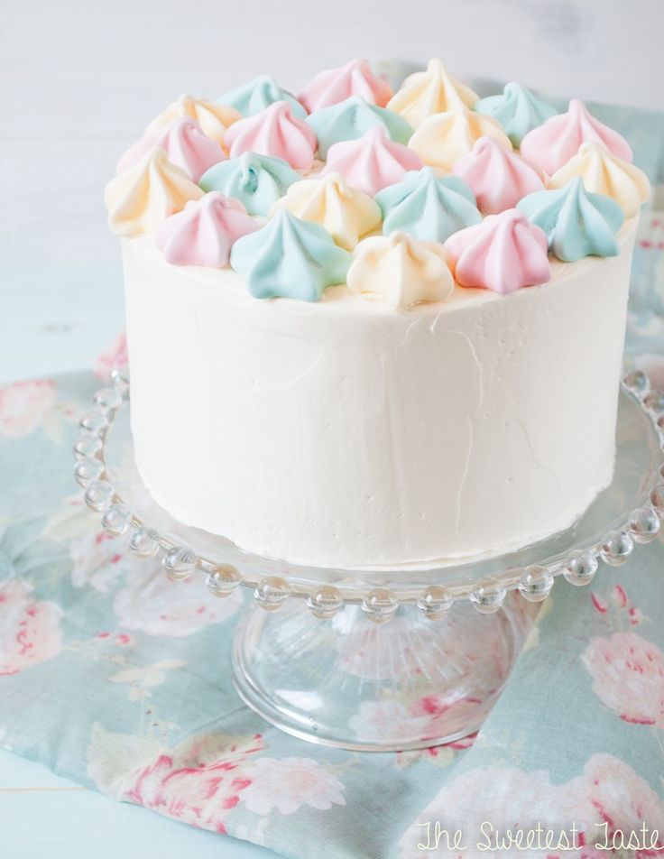 10 Photos of Pastel Buttercream Cakes Cake Boss