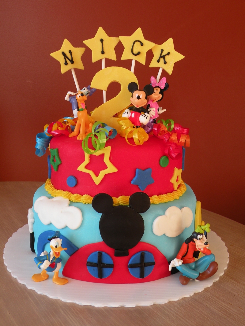 Mickey Mouse Birthday Party Cake