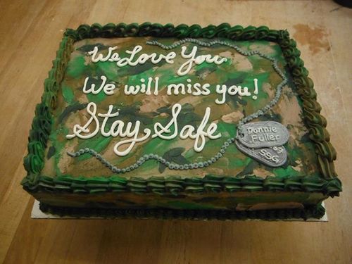 Military Retirement Cake Ideas