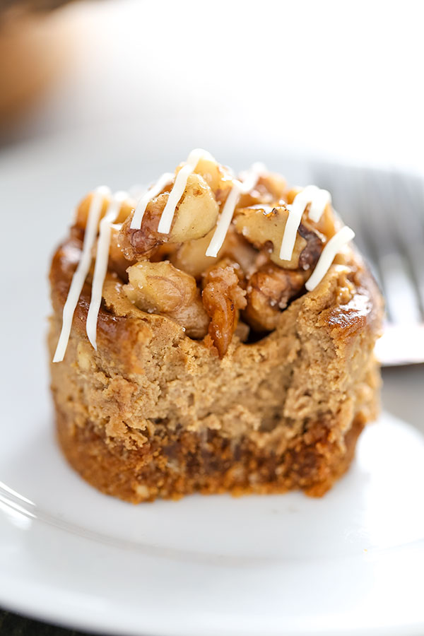 Mini Gingerbread Cheesecake Bites