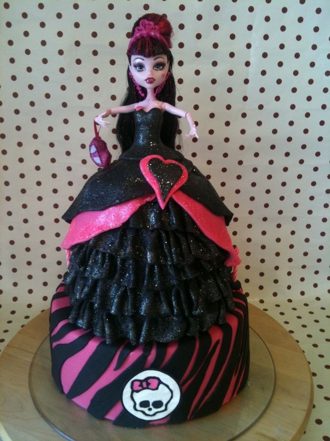 10 Photos of Monster High Cakes Pink