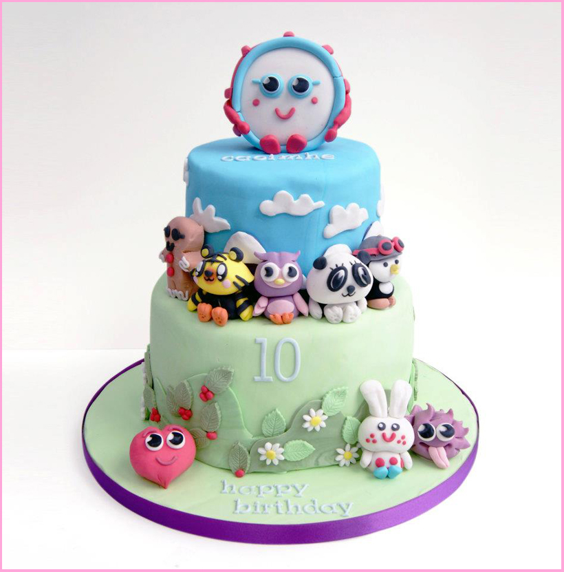 Moshi Monsters Birthday Cake