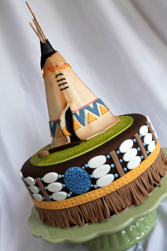 12 Photos of Native American Indian Birthday Cakes