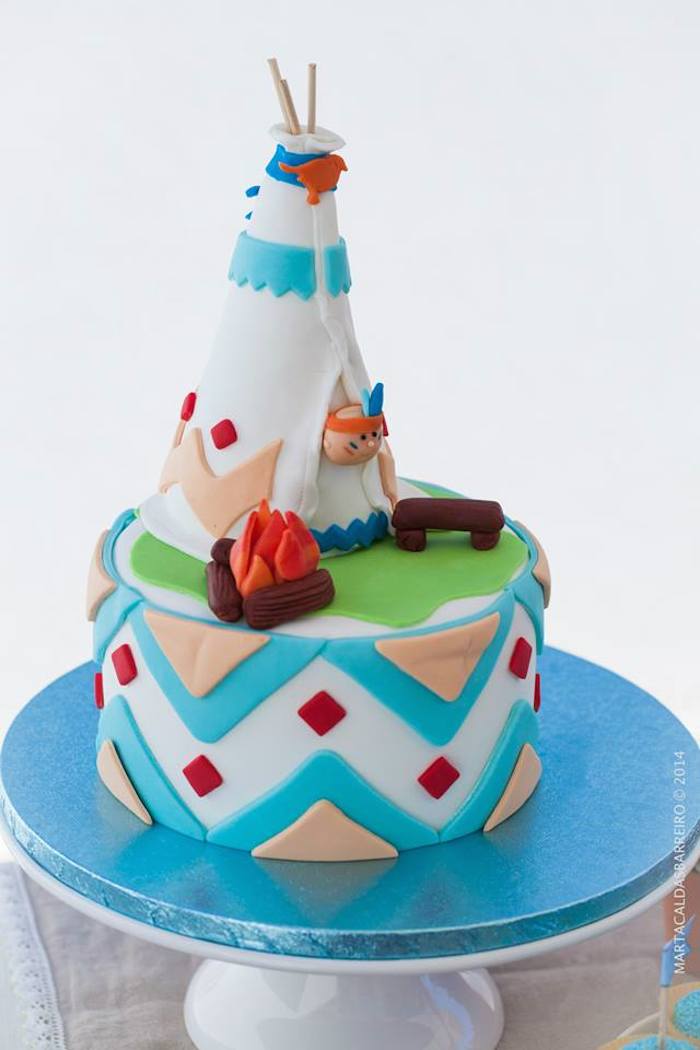 Native American Themed Birthday Cakes