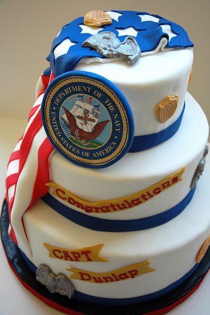 Navy Retirement Cake