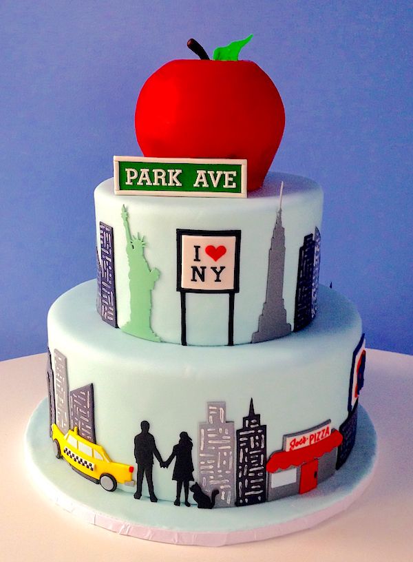 New York City Birthday Cake