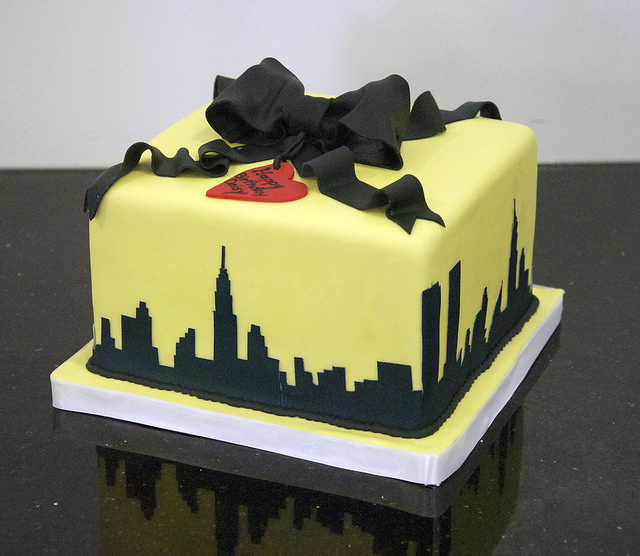 New York Skyline Cake