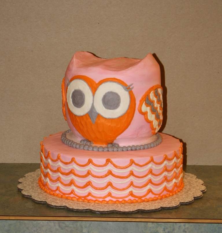 Owl Birthday Cakes for Girls