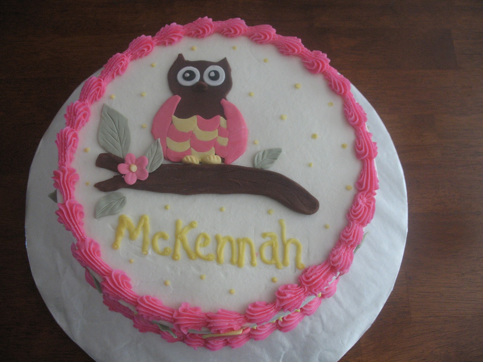 Owl Birthday Cakes One Year Old