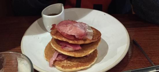 Pancake Stack with Bacon