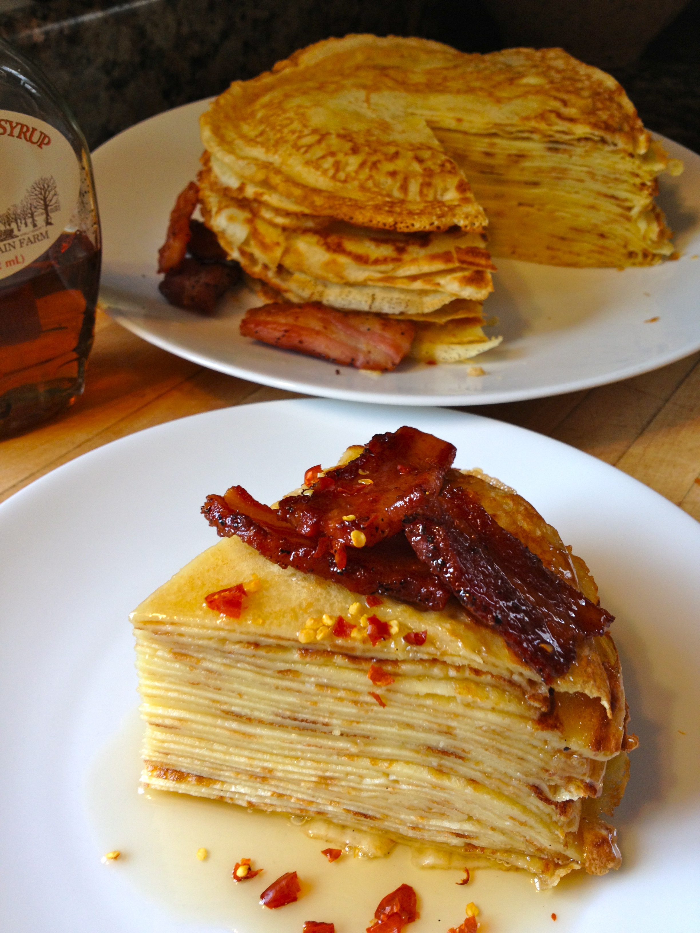 Pancakes with Bacon