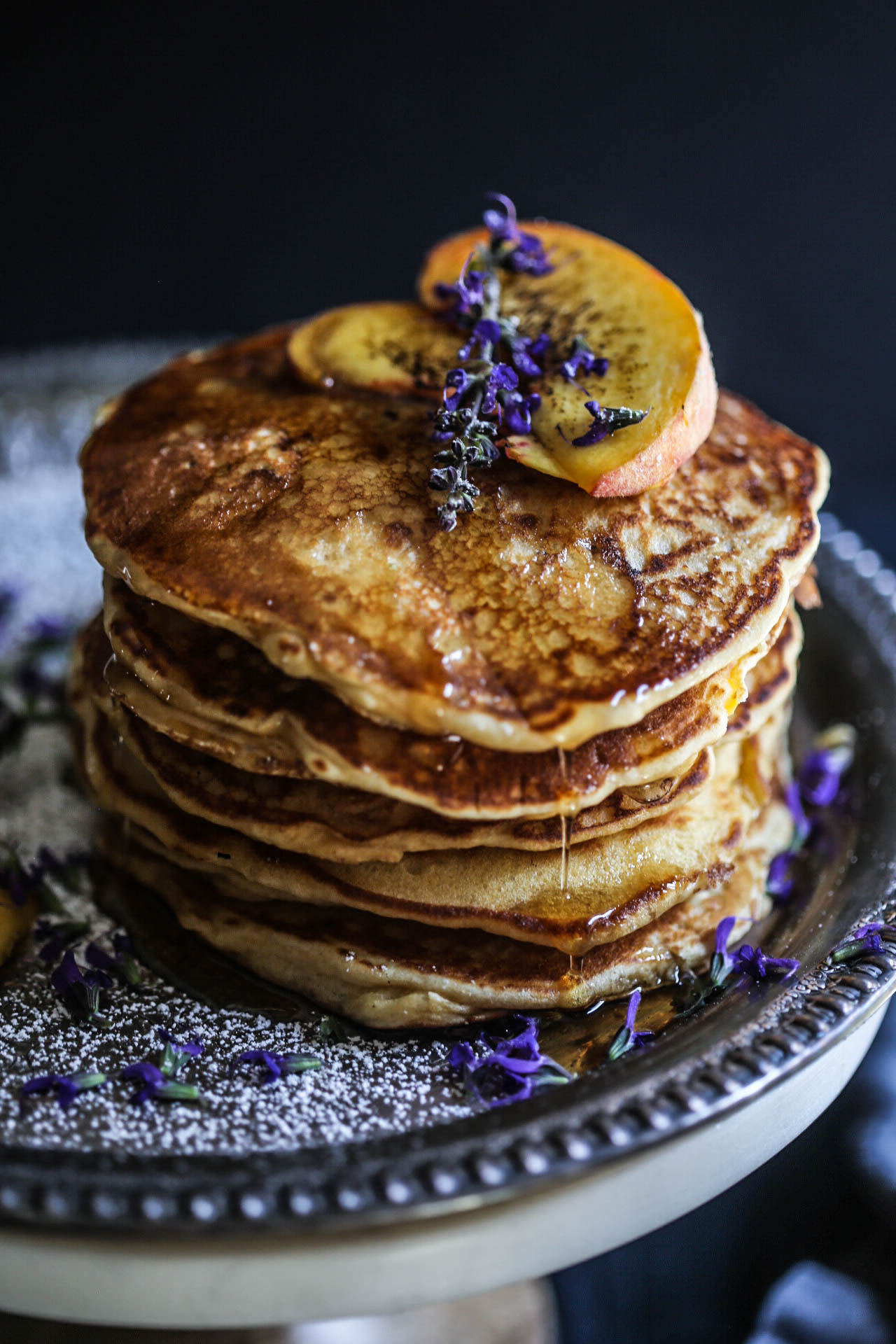 Pancakes with Syrup and Bacon