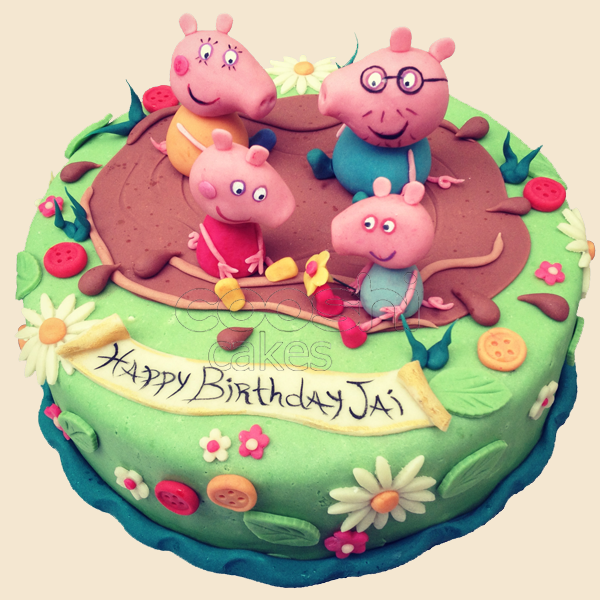 Peppa Pig Birthday Cake