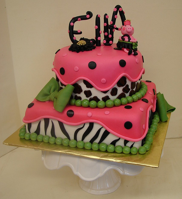 Pink Diva Birthday Cake