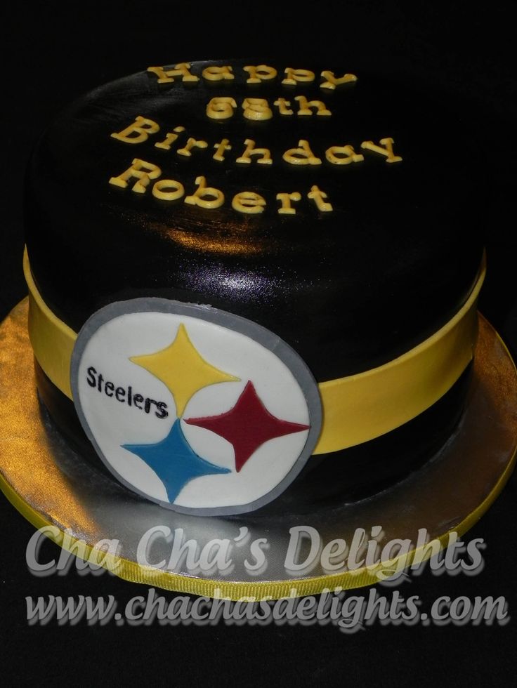 Pittsburgh Steelers Happy Birthday Cake