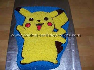 Pokemon Pikachu Birthday Cake