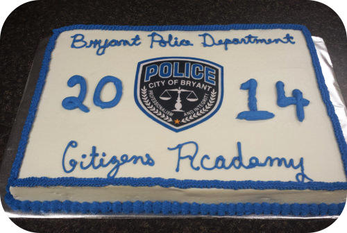 Police Retirement Cake