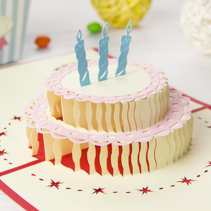 Pop Up Card Happy Birthday Cake