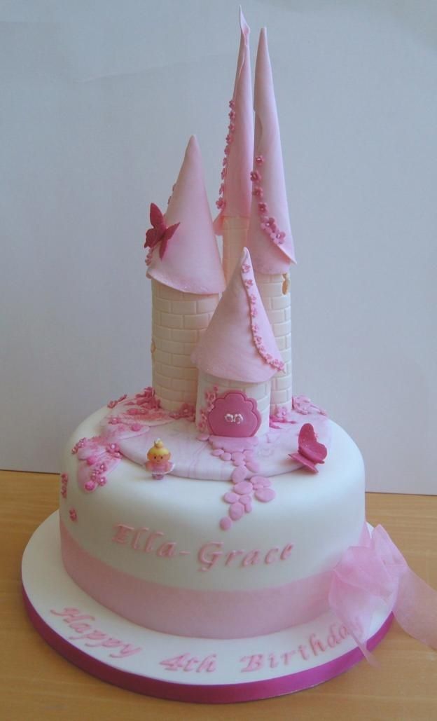 Princess Castle Birthday Cake for Girls