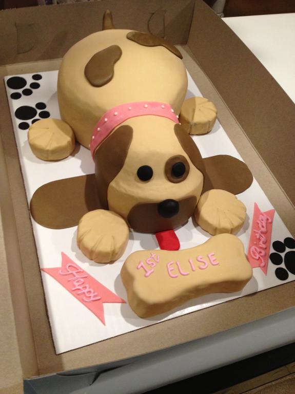 Puppy Birthday Cake