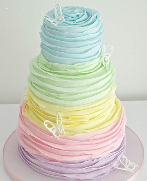 Rainbow Birthday Cakes for Girls