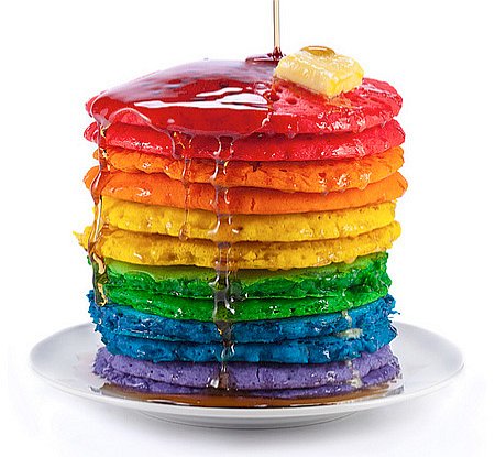 Rainbow Pancakes