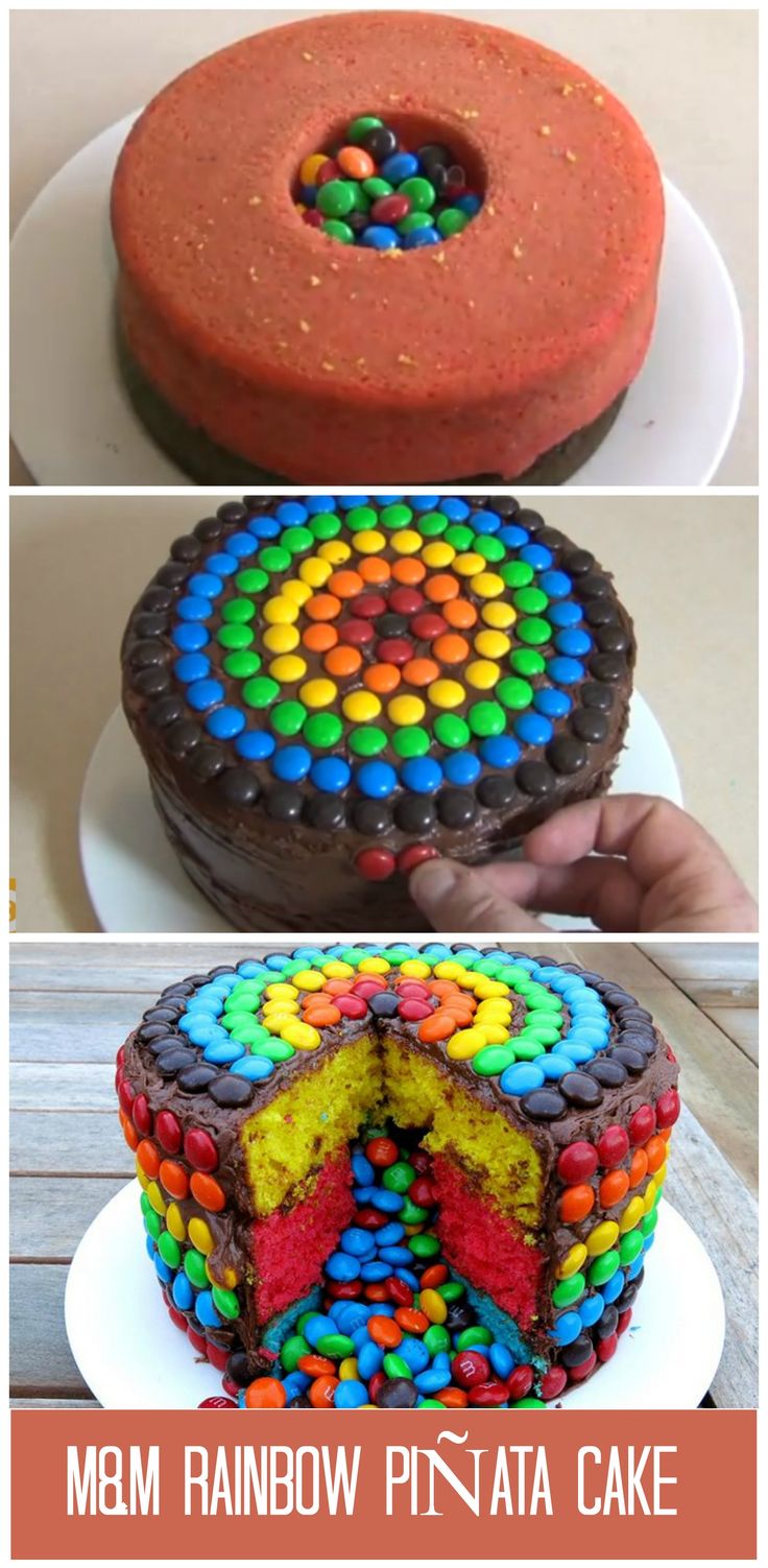 Rainbow Pinata Cake