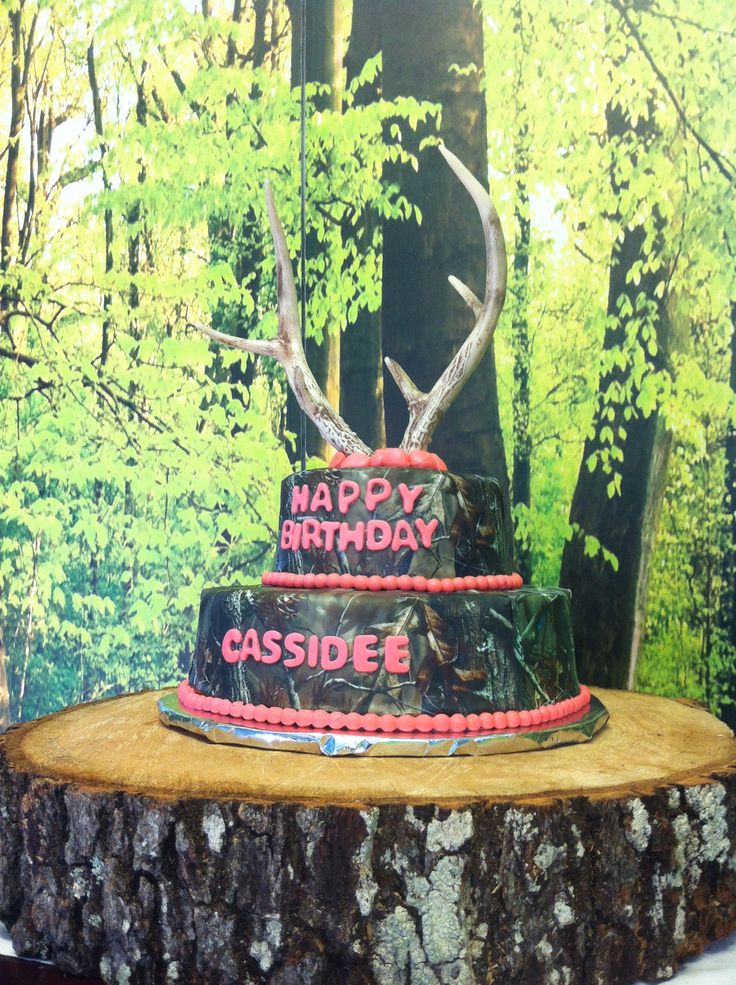 8 Photos of Realtree Birthday Cakes