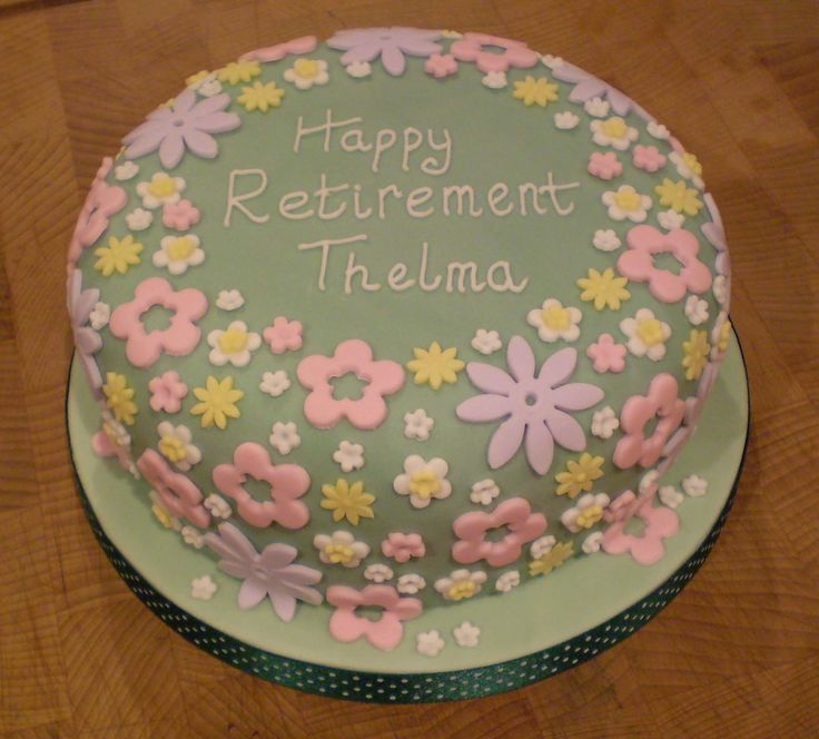 Retirement Cake Ideas Women