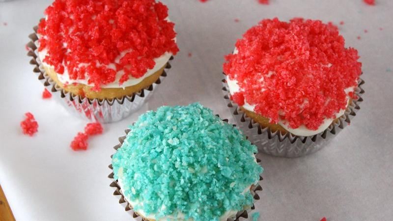 Rock Candy Cupcakes Recipe