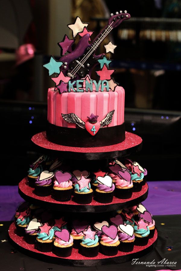 12 Photos of Birthday Cakes For Rockstar Party