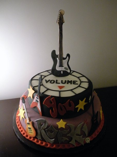 Rock Star Birthday Cake