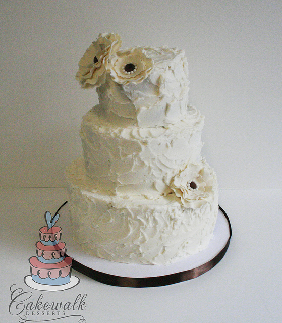 Rustic Buttercream Wedding Cake