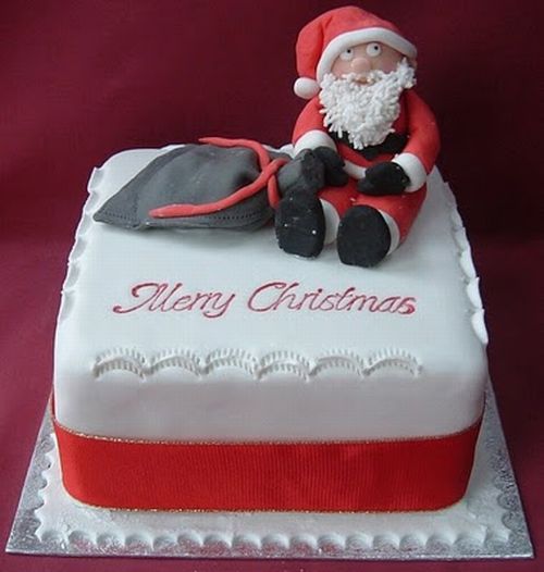 Santa Claus Christmas Cake