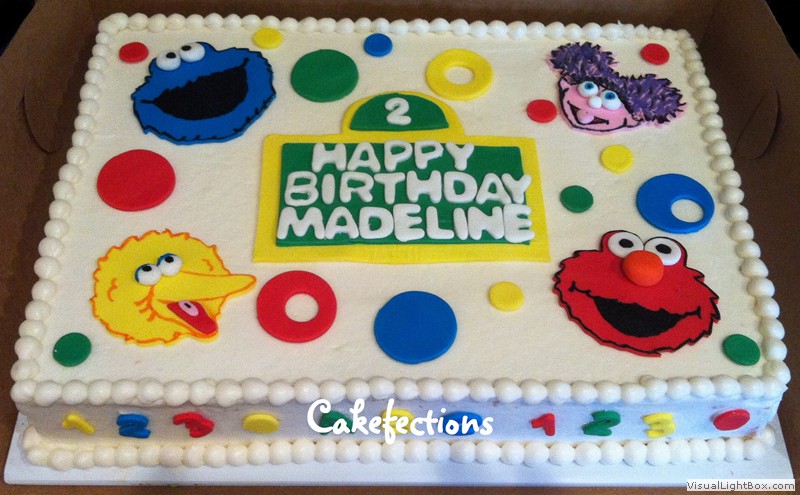 Sesame Street Sheet Cake