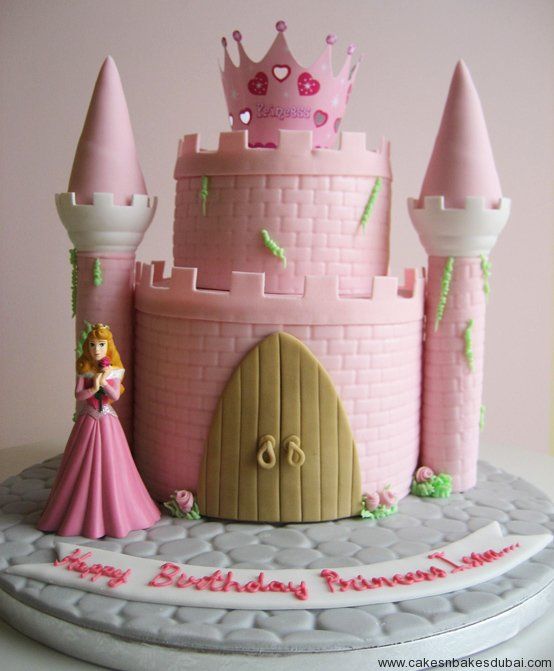 Sleeping Beauty Castle Cake