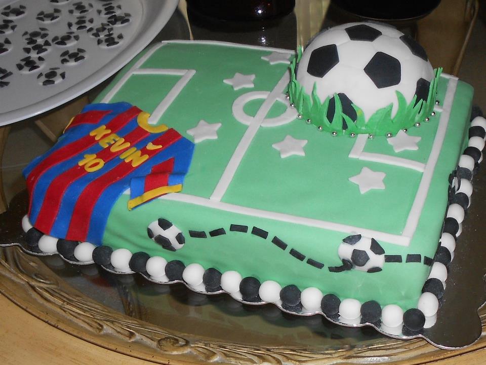 Soccer Birthday Party Cake