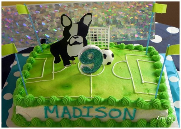 Soccer Birthday Party Cake