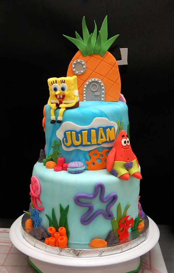 Spongebob Birthday Cake