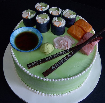 Sushi Birthday Cake Ideas