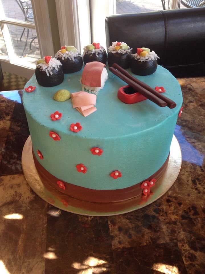 Sushi Birthday Cake