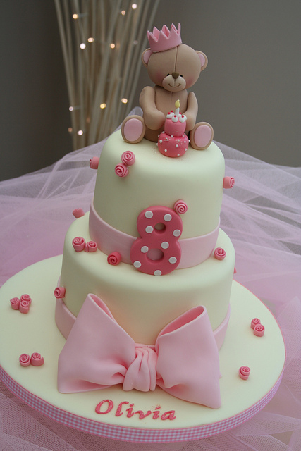 Teddy Bear Birthday Cake