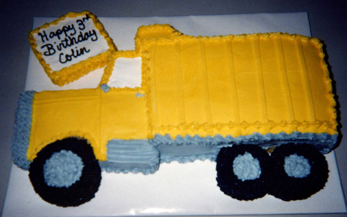 Truck Birthday Cake