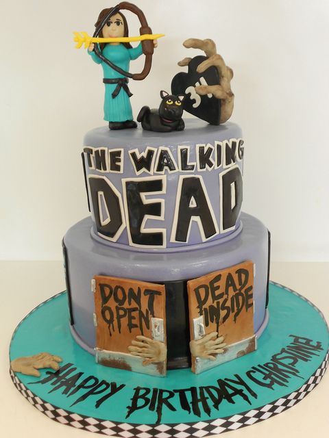 Walking Dead Cake