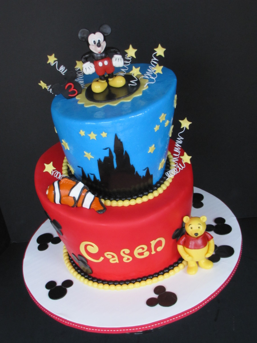 11 Photos of Decorate Birthday Cakes Disney