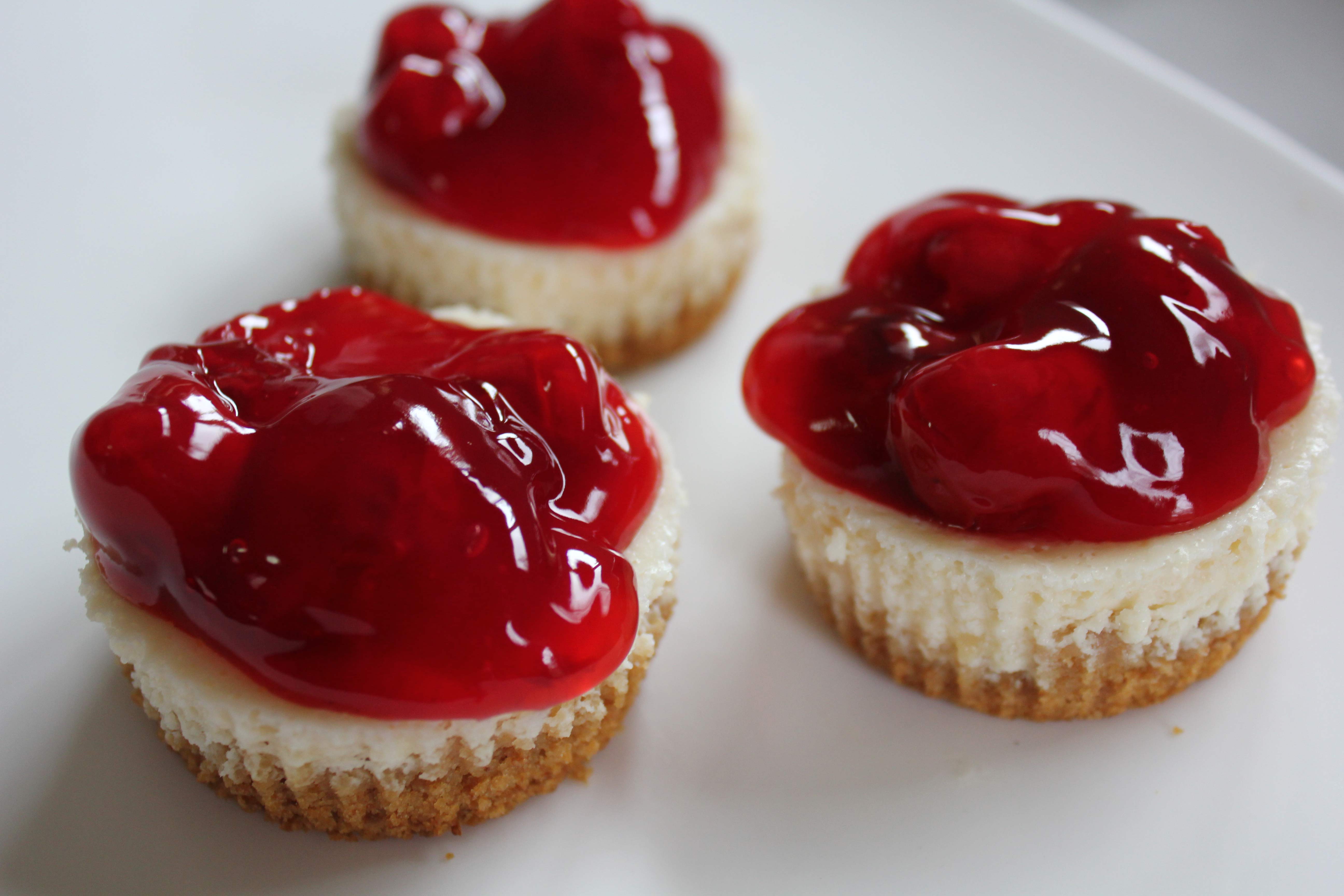 Weight Watchers Mini Cherry Cheesecakes